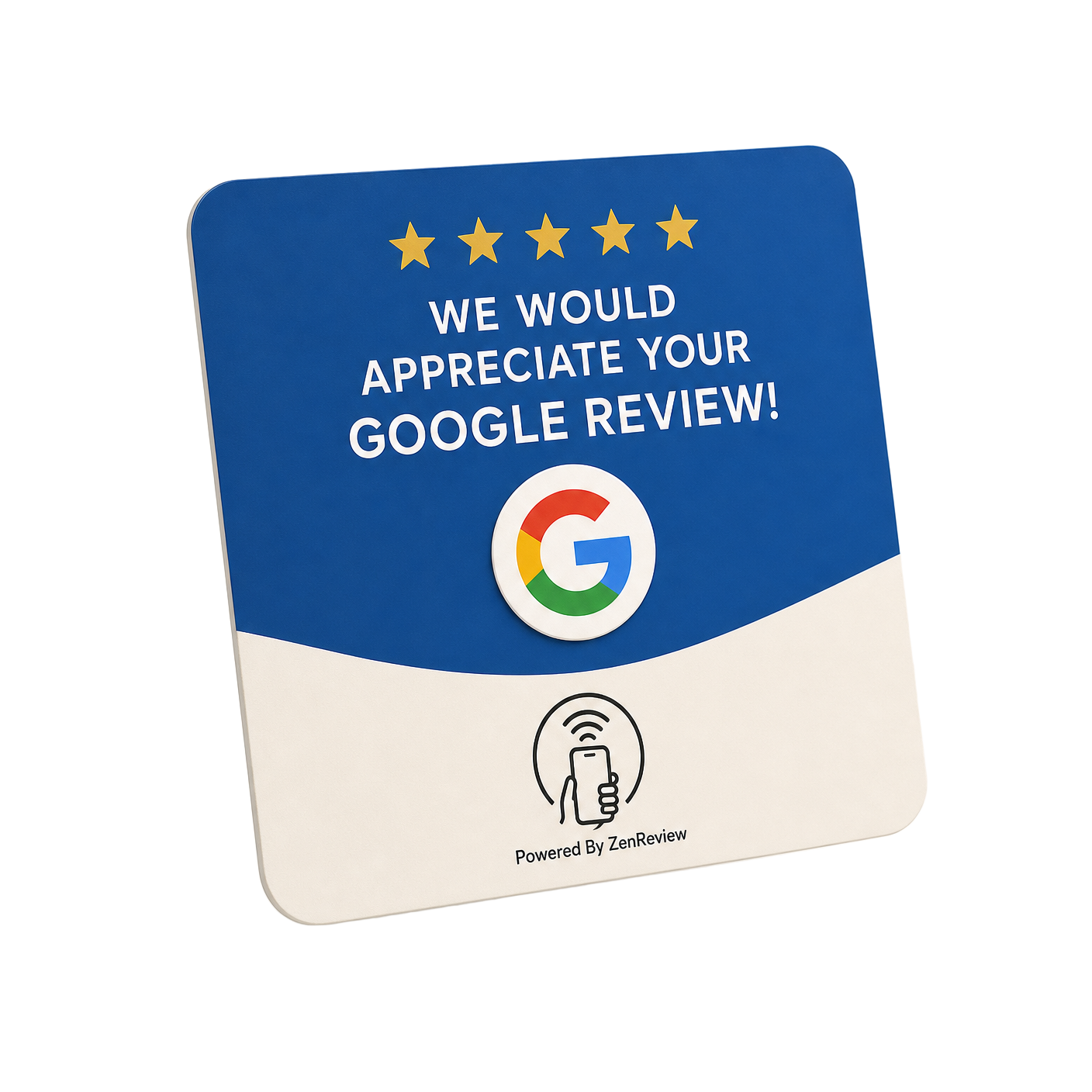 ZenReview NFC Google review card